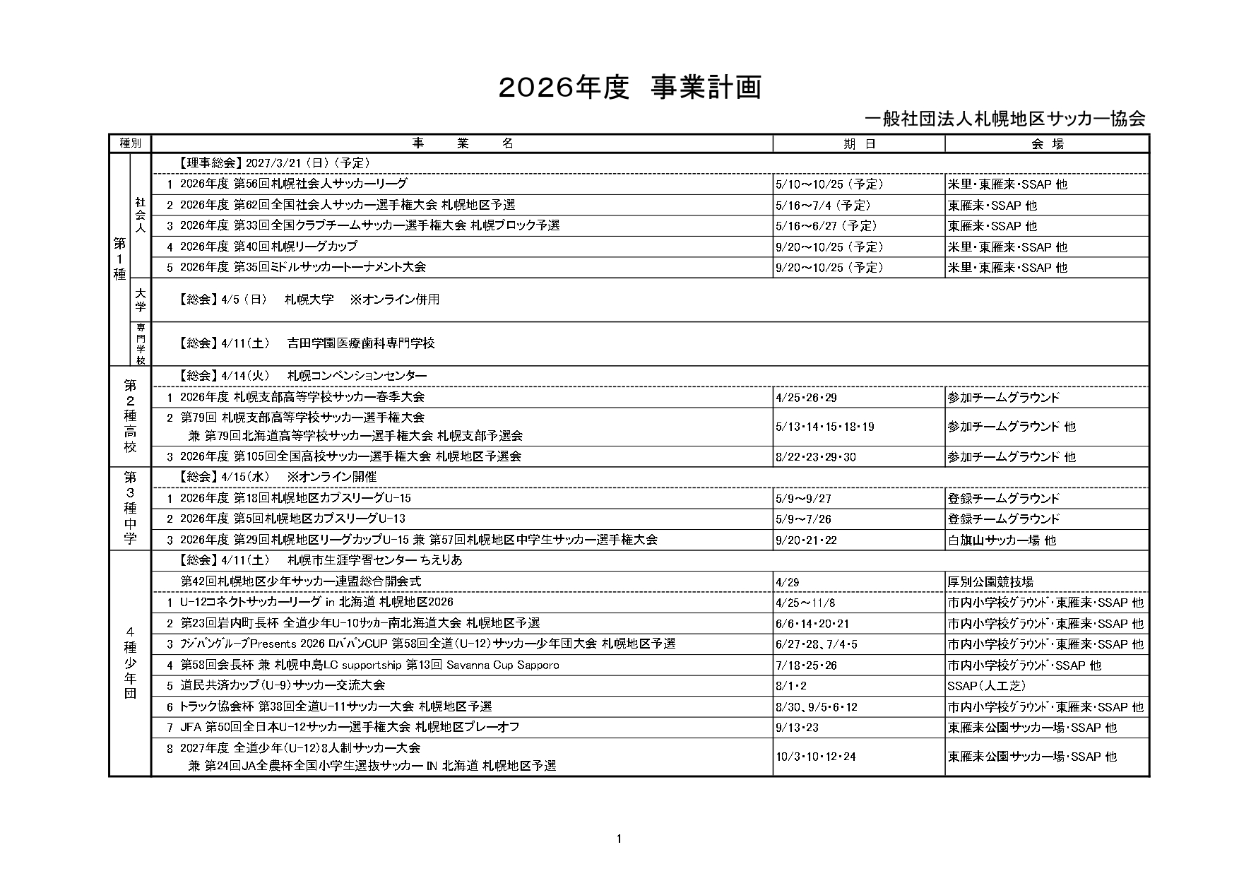 2026年度 事業計画(PDF)